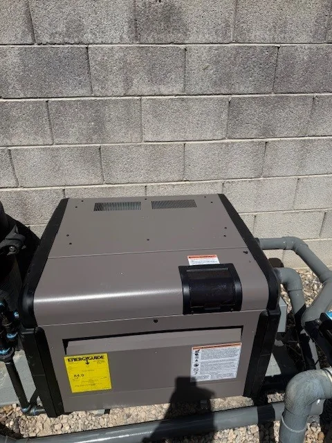 Fresh & Clear job Pool heater install