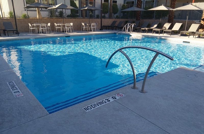 Community pool after a Fresh & Clear service visit