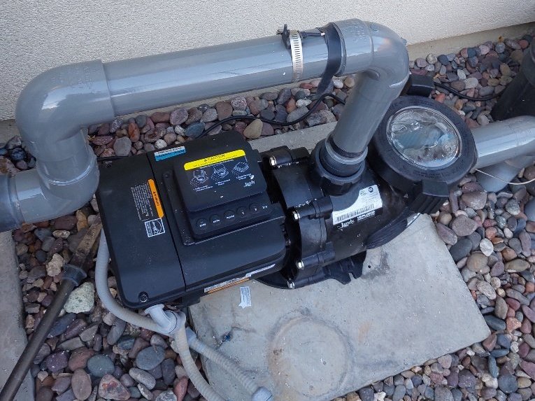 Variable speed pool pump installed by Fresh & Clear