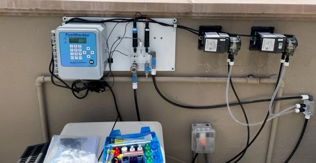 Fresh & Clear job Pool & spa flow cells