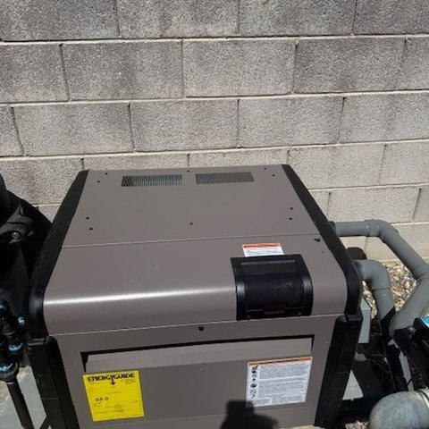 Residential heater installation by Fresh & Clear Pool Service