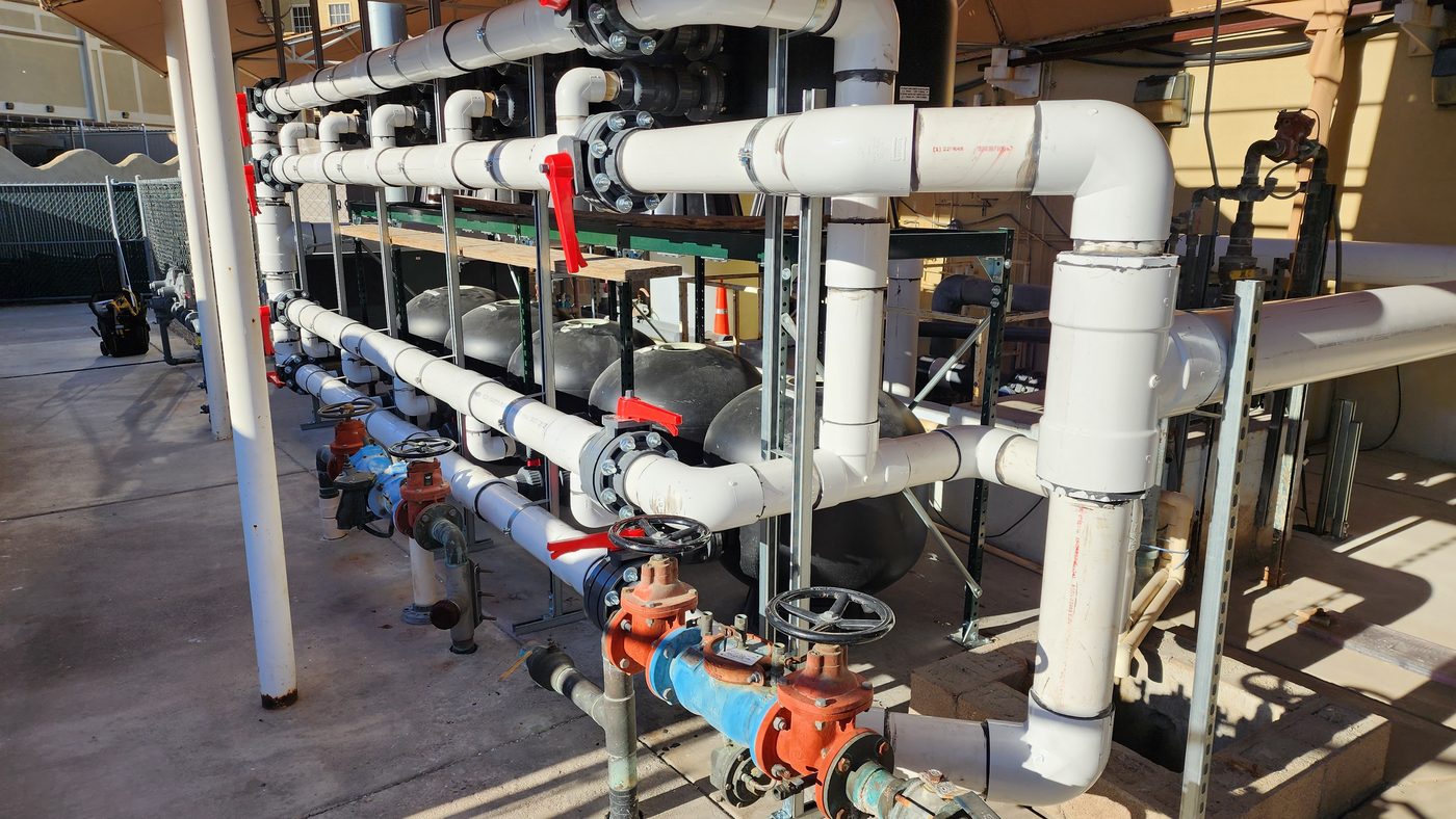 Commercial pump room manifold